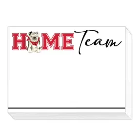 Mini Slab Pad - Handpainted Home Team Bulldog with Red Bandana