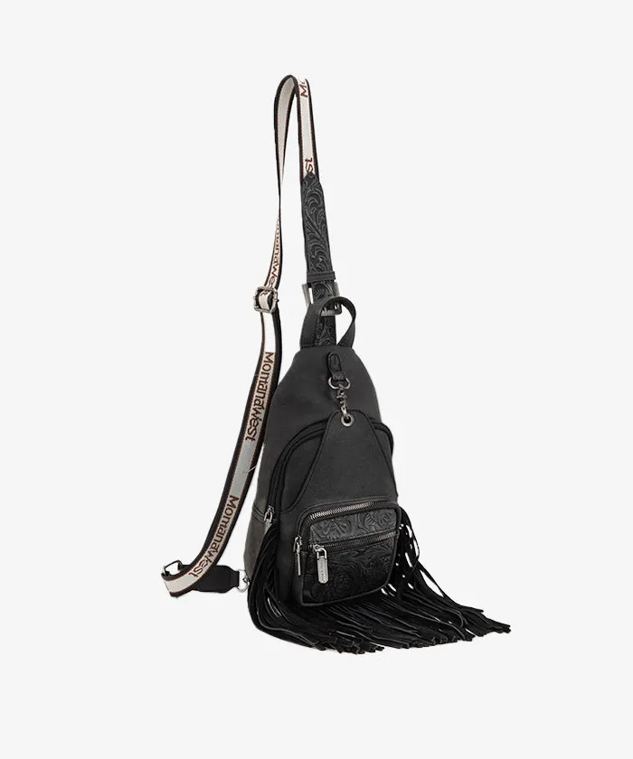 Montana West Fringe Sling Bag