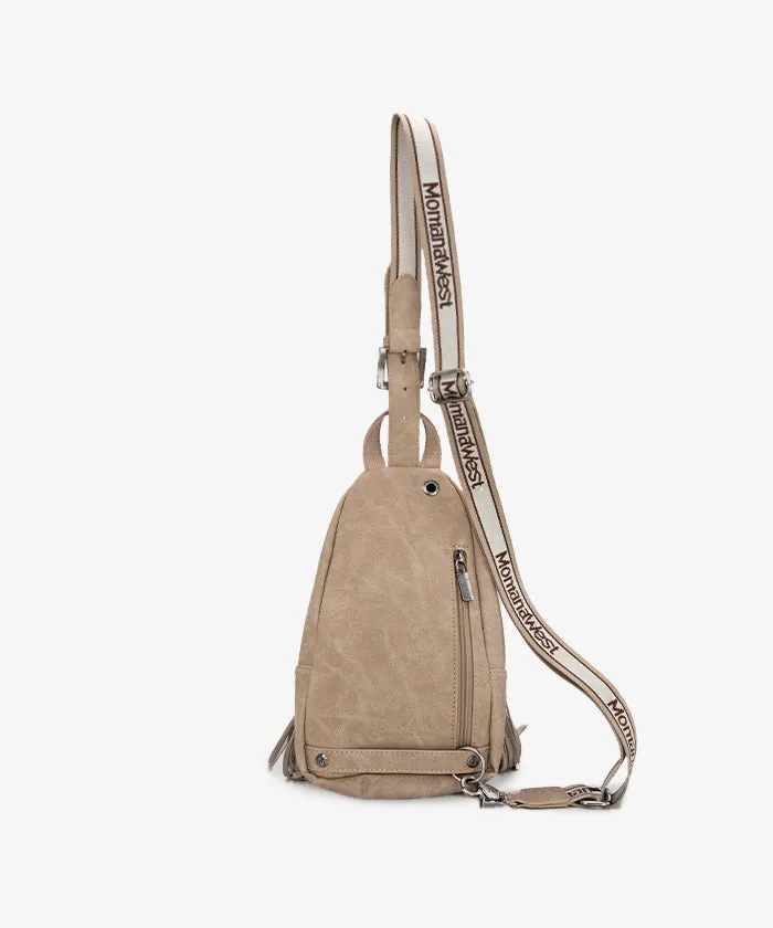 Montana West Fringe Sling Bag