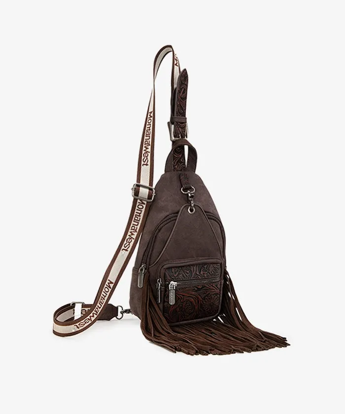 Montana West Fringe Sling Bag