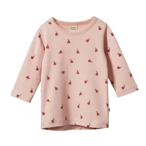 Nature Baby LS Cloud Tee - Petite Pear Rose Dust