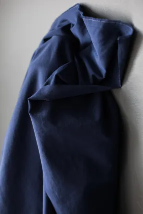 Organic Cotton Sanded Twill - Navy