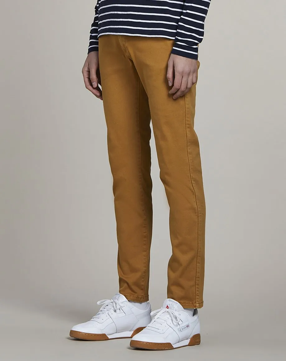 PATRON MENS SKINNY CHINOS | TOBACCO