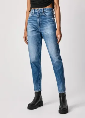 PepeJeans Rachel Baloon Fit High Waist Jeans PL203739HH6 denim