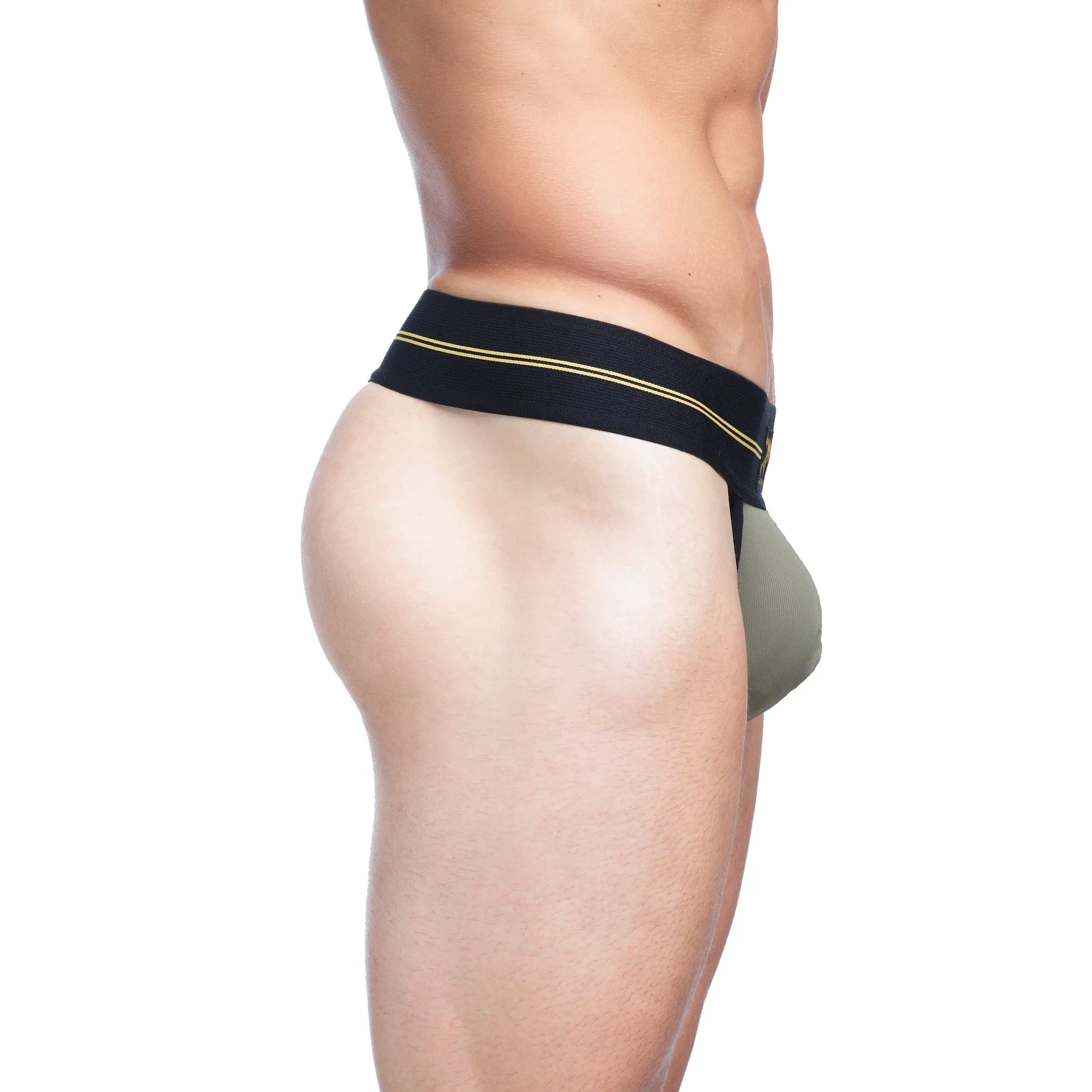 Performance Rib Thong Green