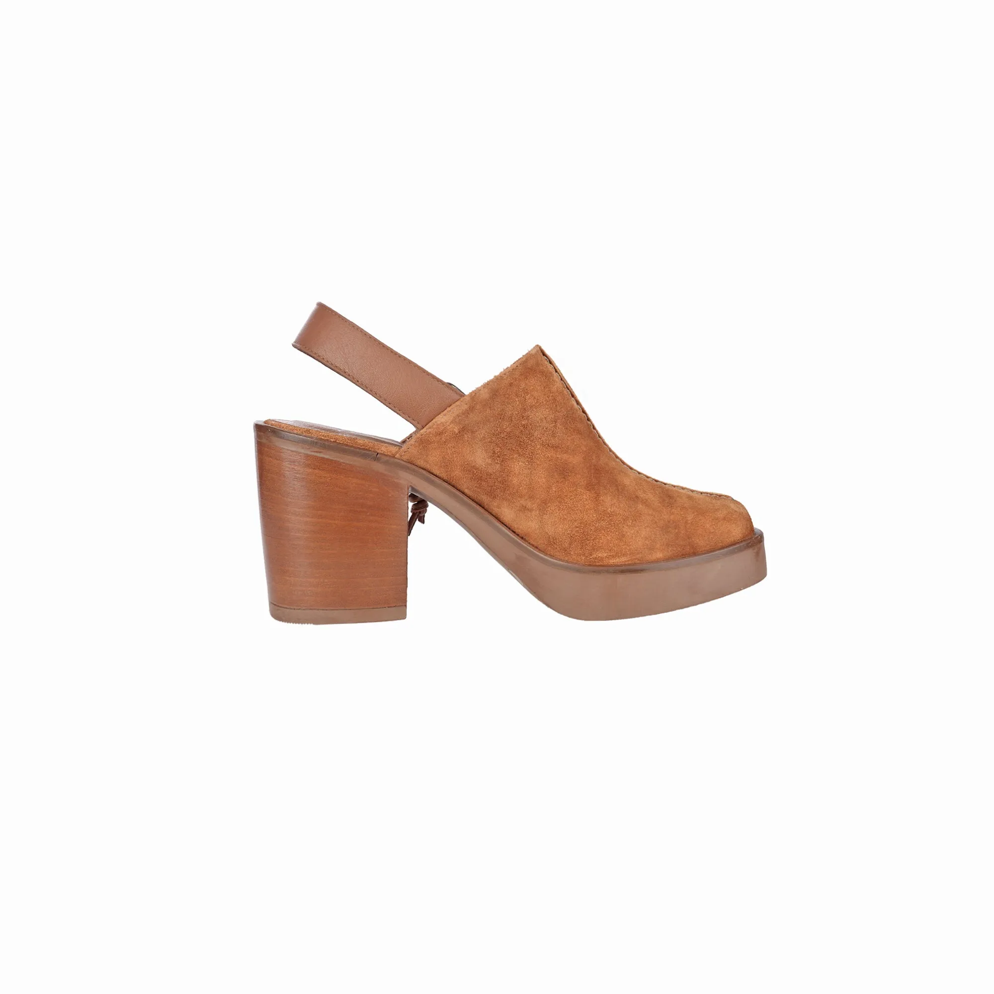 Platform Chanel Shoes Chamois Caramel