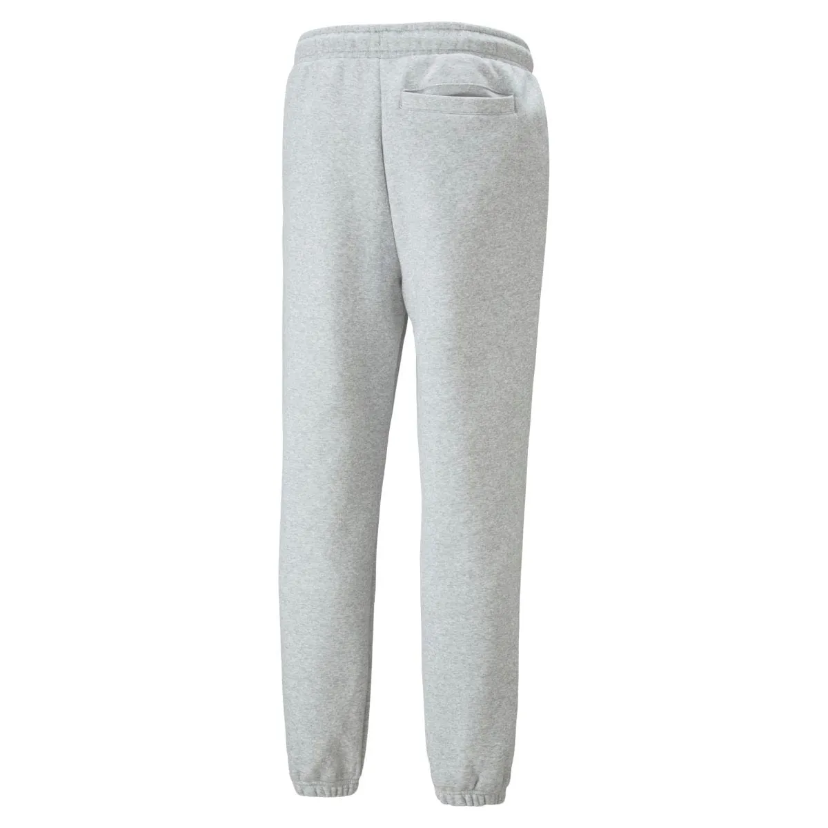 PUMA MEN'S TEAM FLEECE GREY TRACKPANTS