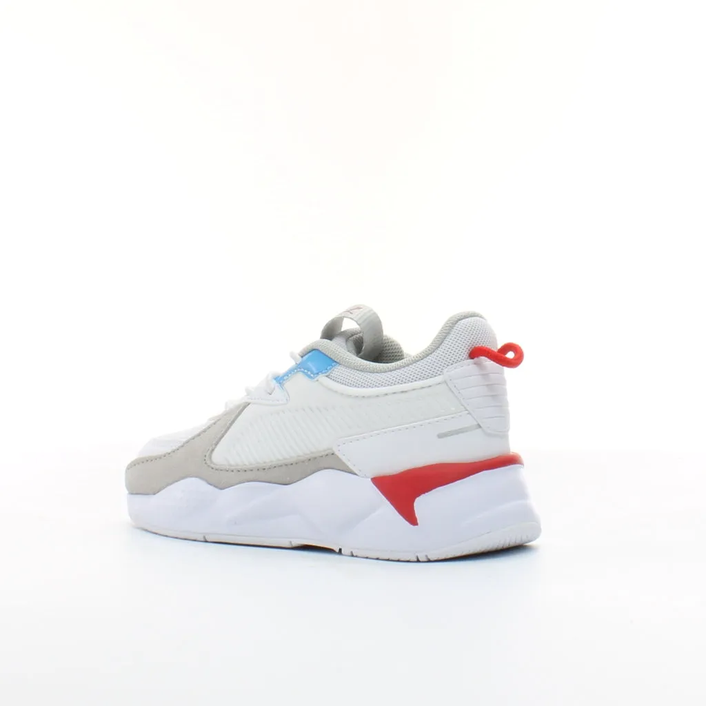 Puma RS-X Monday AC Inf White Synthetic Kids Lace Up Trainers 374711 02