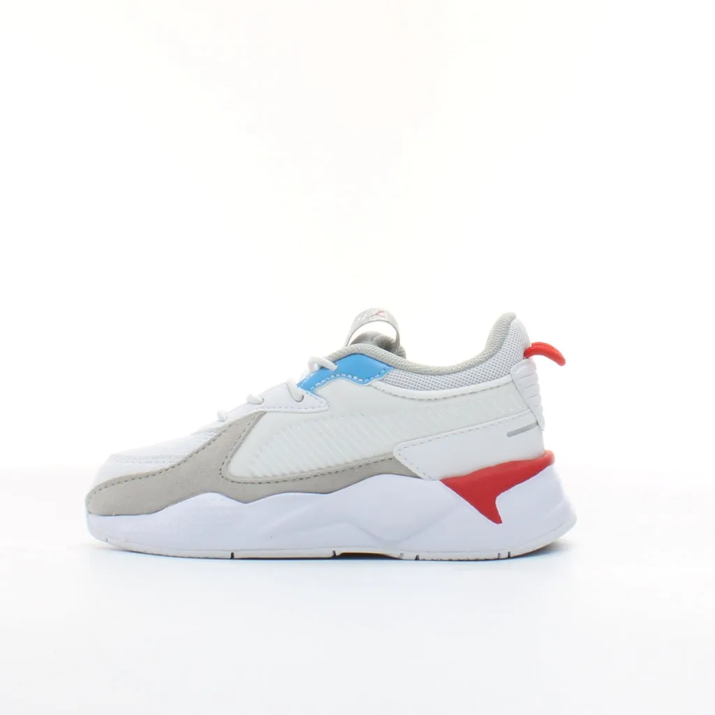 Puma RS-X Monday AC Inf White Synthetic Kids Lace Up Trainers 374711 02