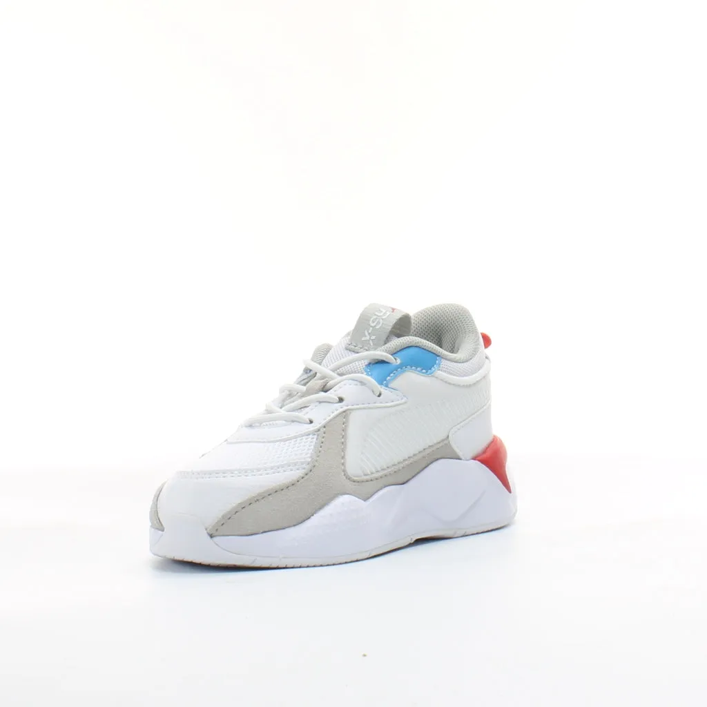 Puma RS-X Monday AC Inf White Synthetic Kids Lace Up Trainers 374711 02