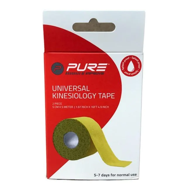 Pure 2Improve KINESIOLOGY TAPE 5x5 cm yellow (2 rolls)