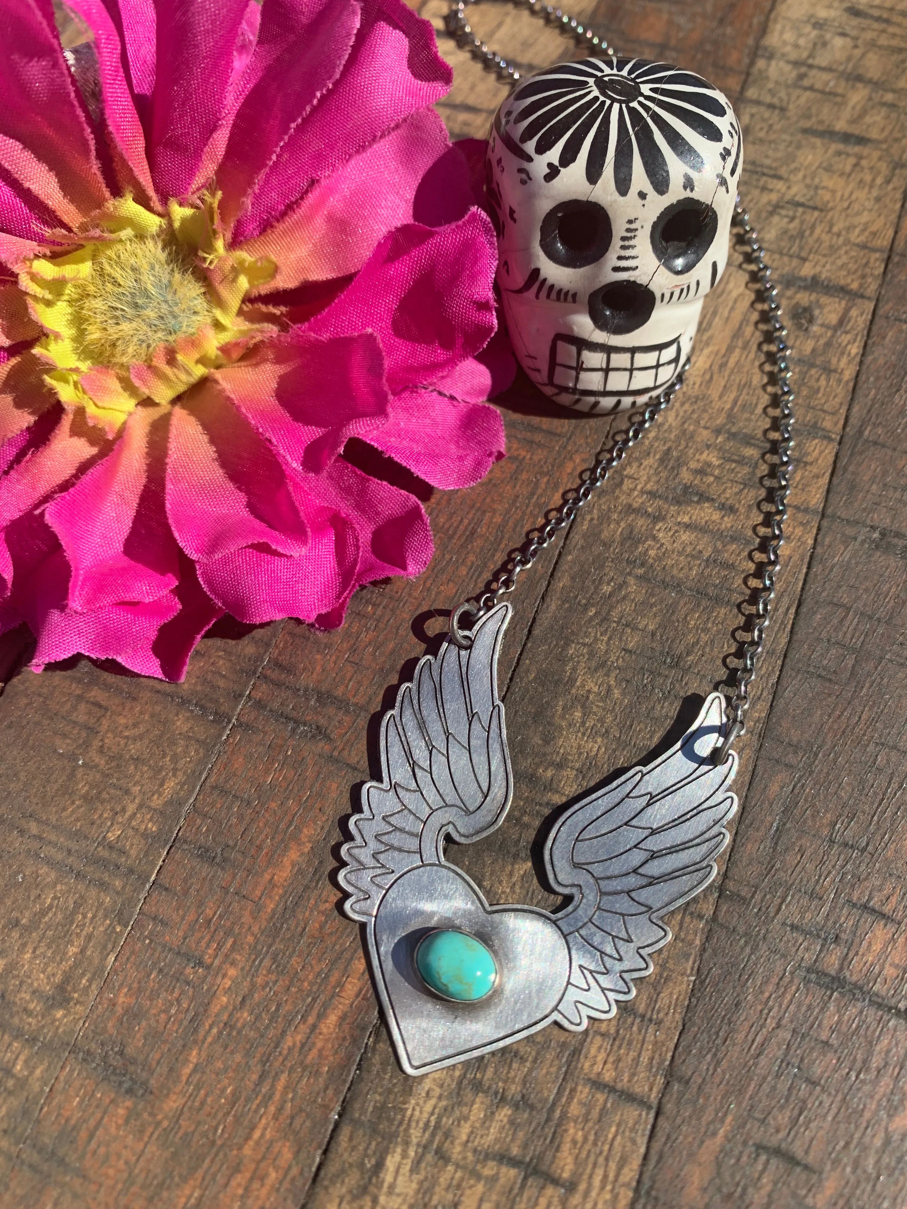 "Angel Wing Heart" Necklace