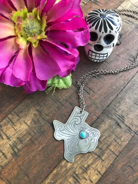 "Texas" Necklace with Turquoise