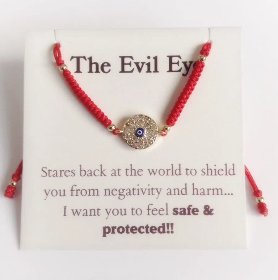 Red String Evil Eye Bracelet Kabbalah Jewelry