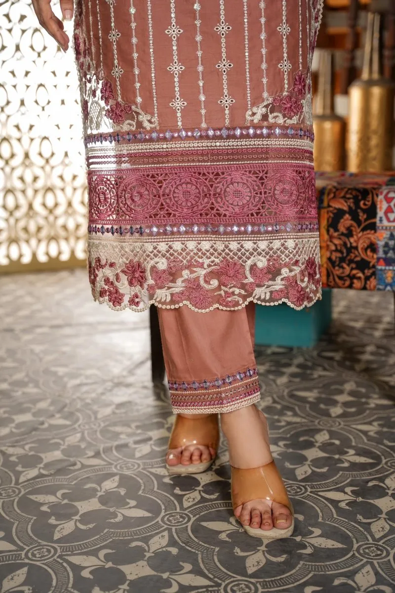 Sajni Embroidered Cotton Pakistani Suit SAJ08