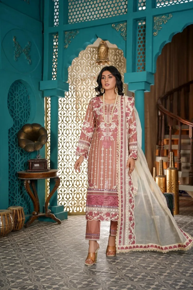 Sajni Embroidered Cotton Pakistani Suit SAJ08