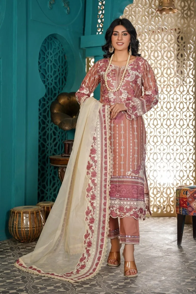 Sajni Embroidered Cotton Pakistani Suit SAJ08