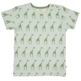 Short sleeve T-shirt (AOP), giraffe - Pigeon Organics