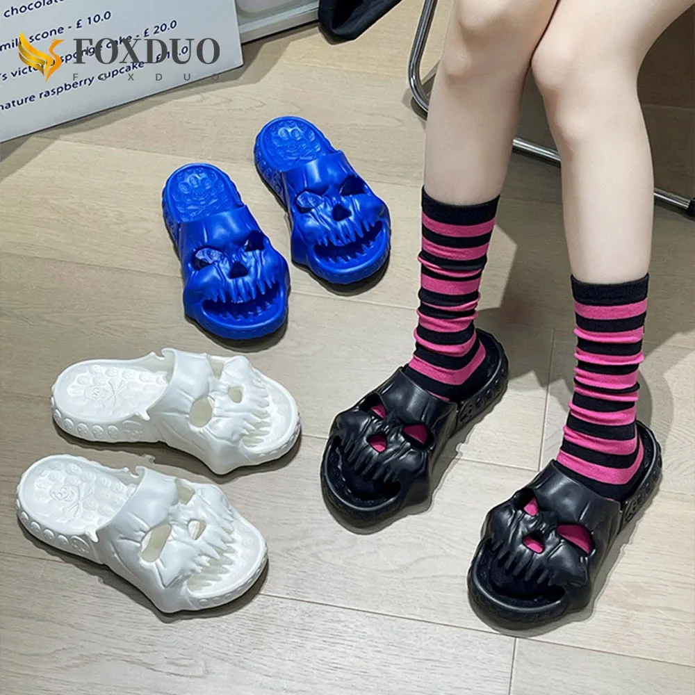 Spring Skull Slippers