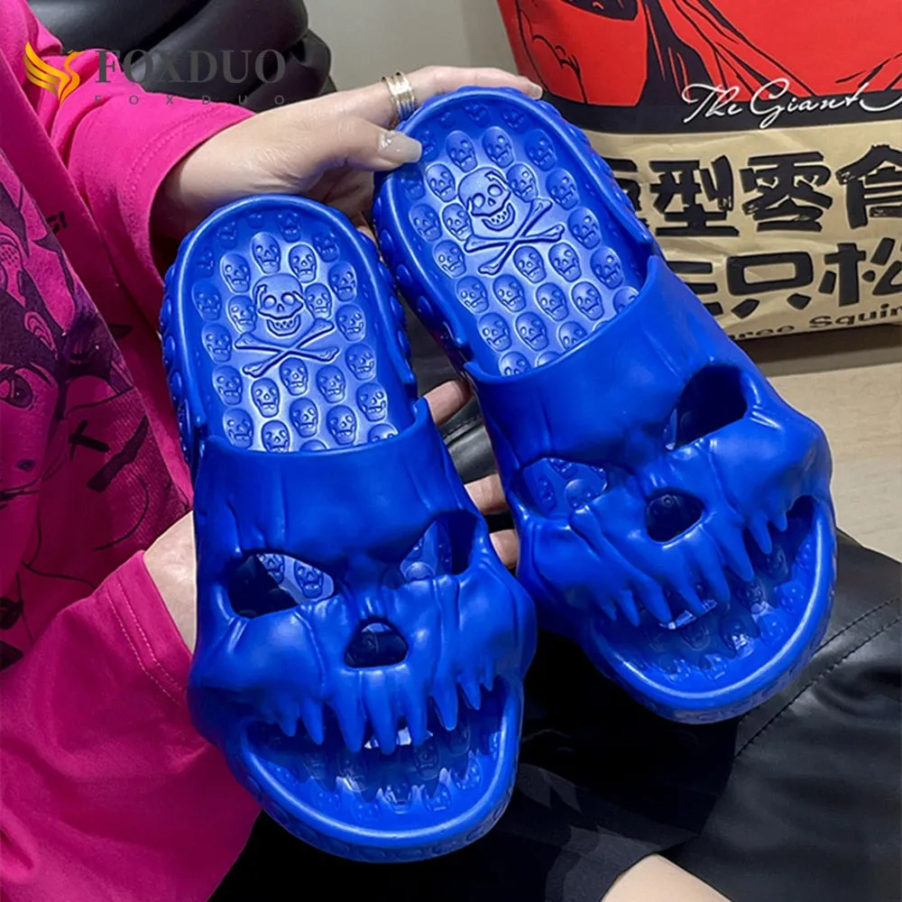 Spring Skull Slippers