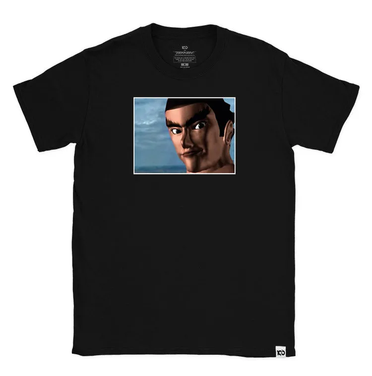 TEKKEN - 'Retro Kazuya Mishima' T-Shirt - Black