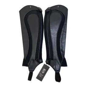 Tredstep 'Medici Air' Half Chaps in Black - Calf 13 Height 17 (Regular/Tall)