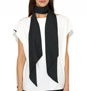 TYLER SILK SCARF BLACK