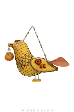 Whimsey, Bird with Cherry, Vintage, Late 19th Century, 308